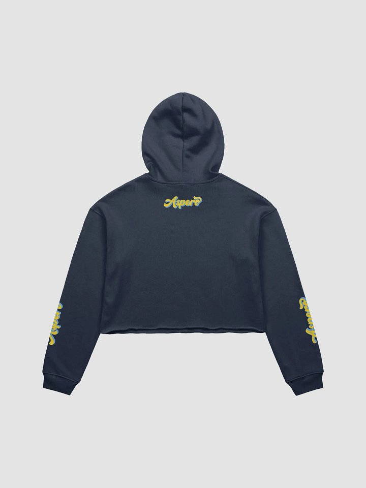 Aspero Cursive Crop Hoodie product image (18)