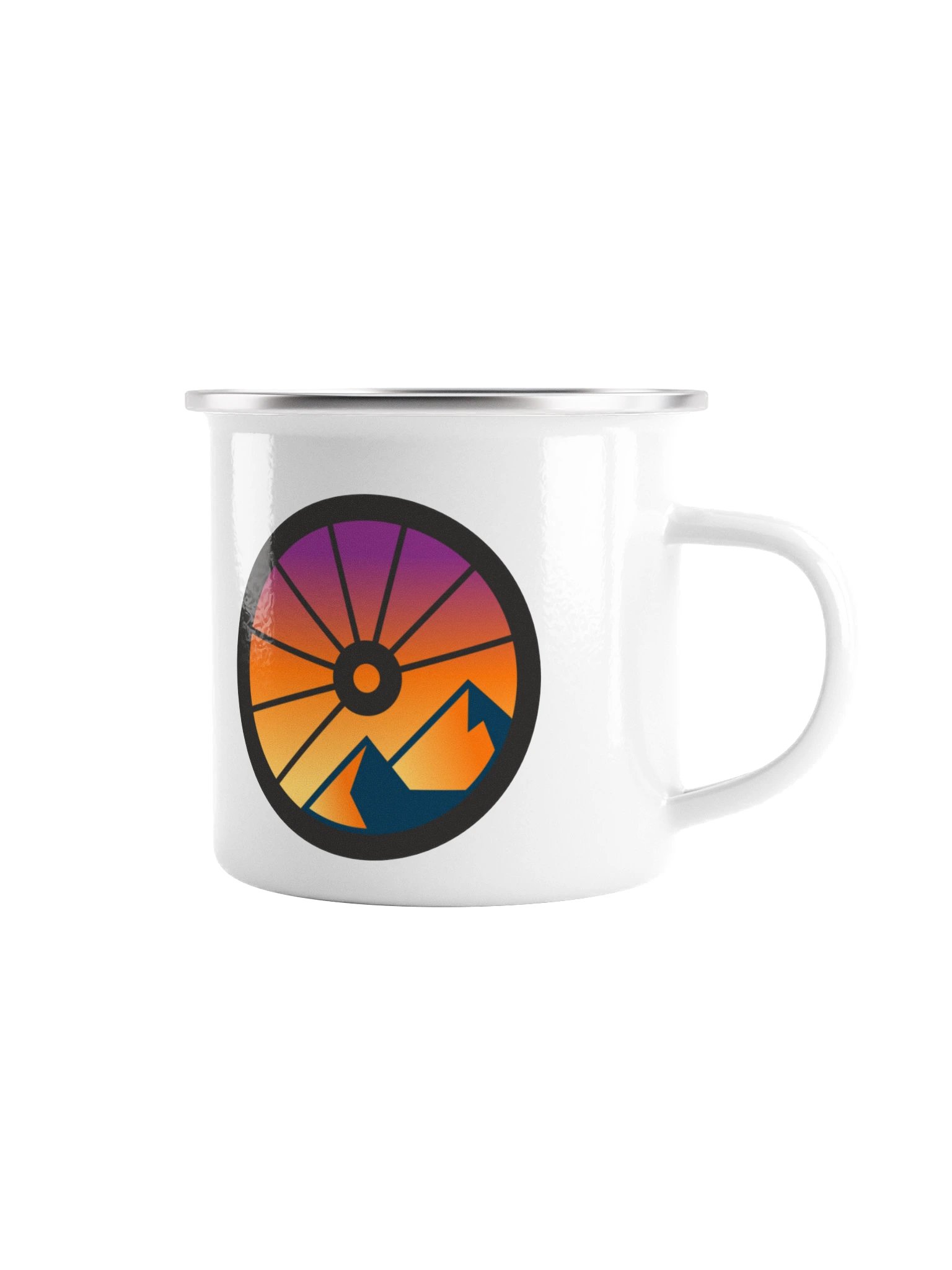 Lost Spoke Enamel Camp Mug – Full Colour product image (3)