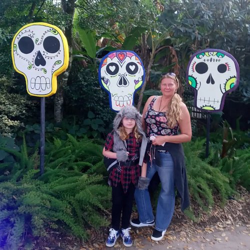 #behindthescenes #youtuberlife 

Sometimes you just have to 🛑 and take a photo in front of the #candyskulls with one of your ...