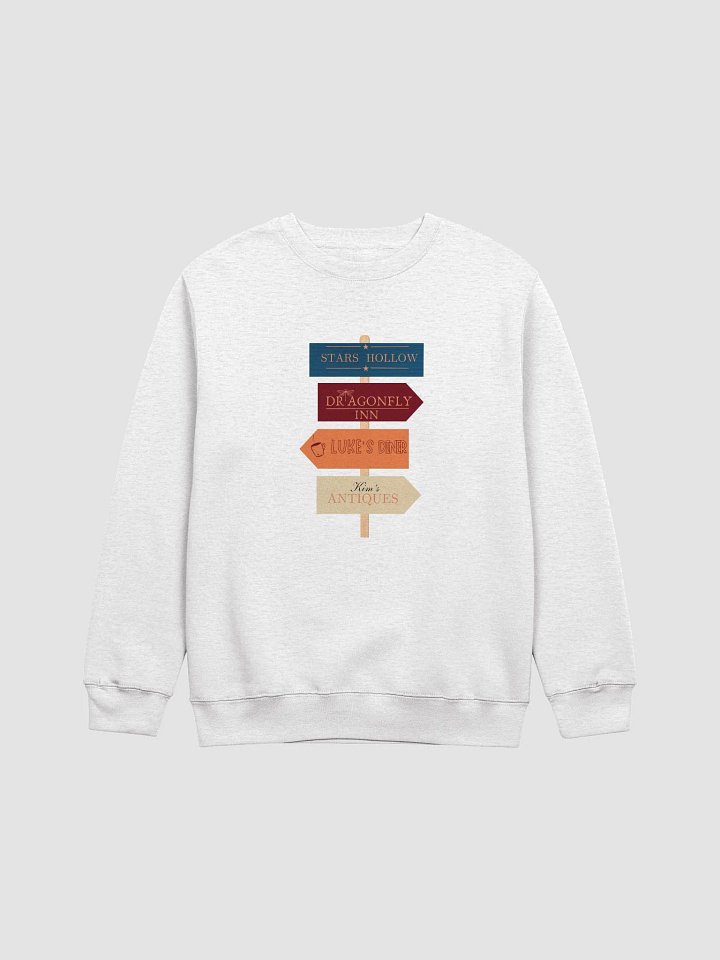 Gilmore Girls Sweatshirt - Stars Hollow Sign with Iconic Locations product image (2)