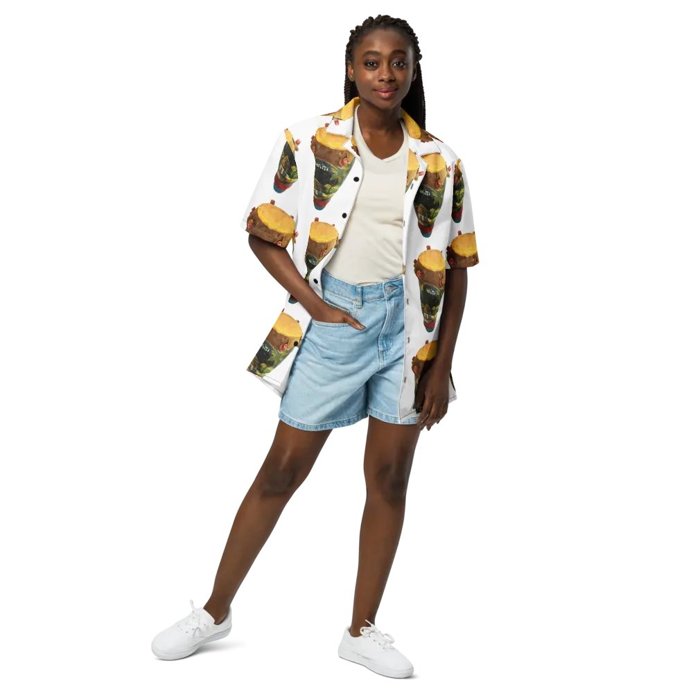 Haitian Rhythm Drums Button-Up product image (3)
