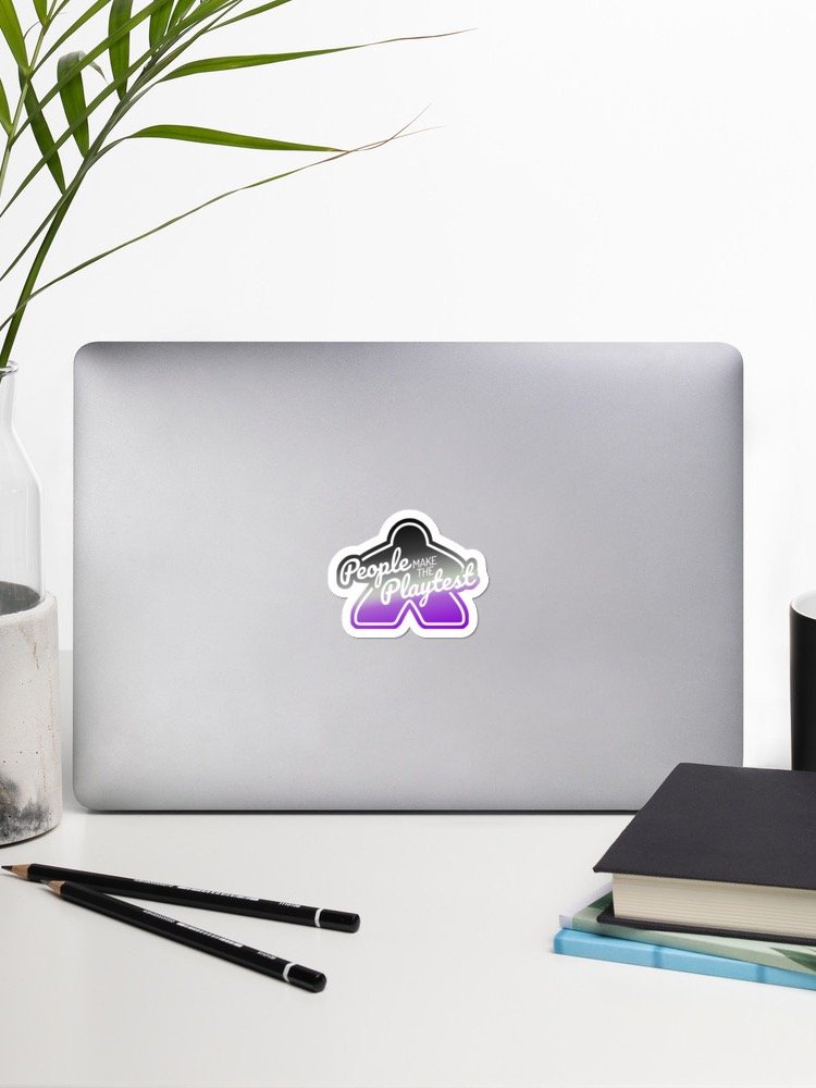 Big Meeple Ace/Demi Pride PMTP Vinyl Sticker product image (2)