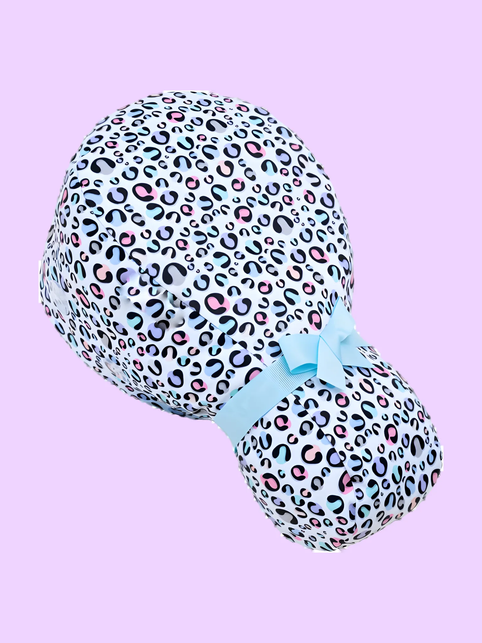 Satin-Lined Scrub Cap with Ponytail Pouch and Mask Buttons product image (5)