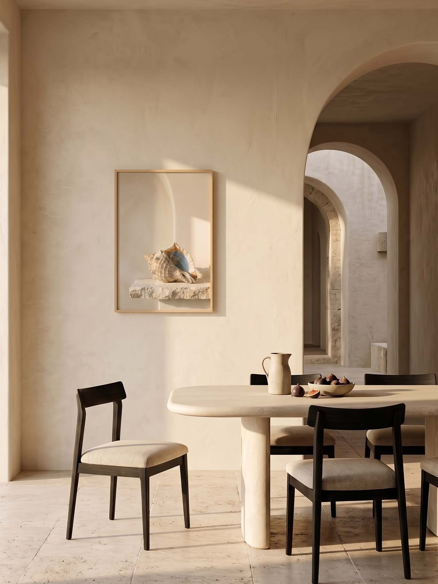 The Floating Shell - Surrealist Coastal Sculptural Wall Art product image (35)