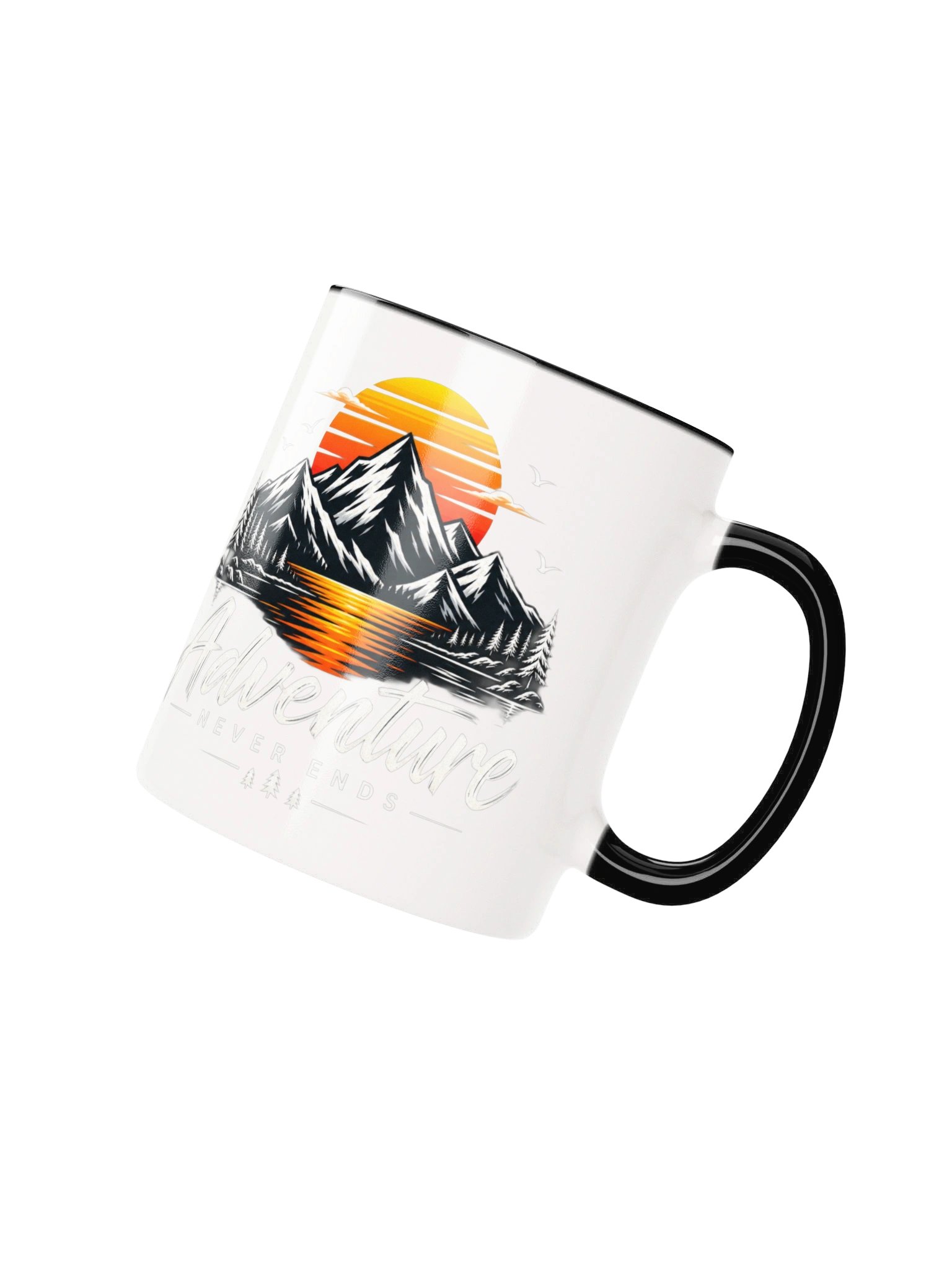 Mountain Sunset Mug – Japanese Inspired Adventure Coffee Cup for Nature Lovers product image (11)