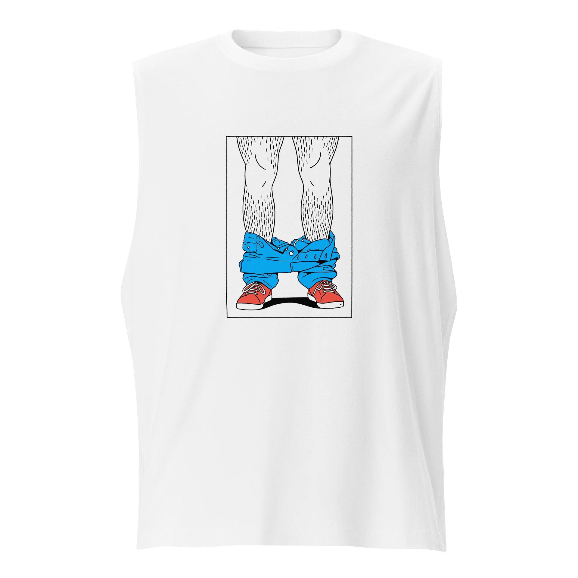 Pants Down Muscle Tank product image (3)