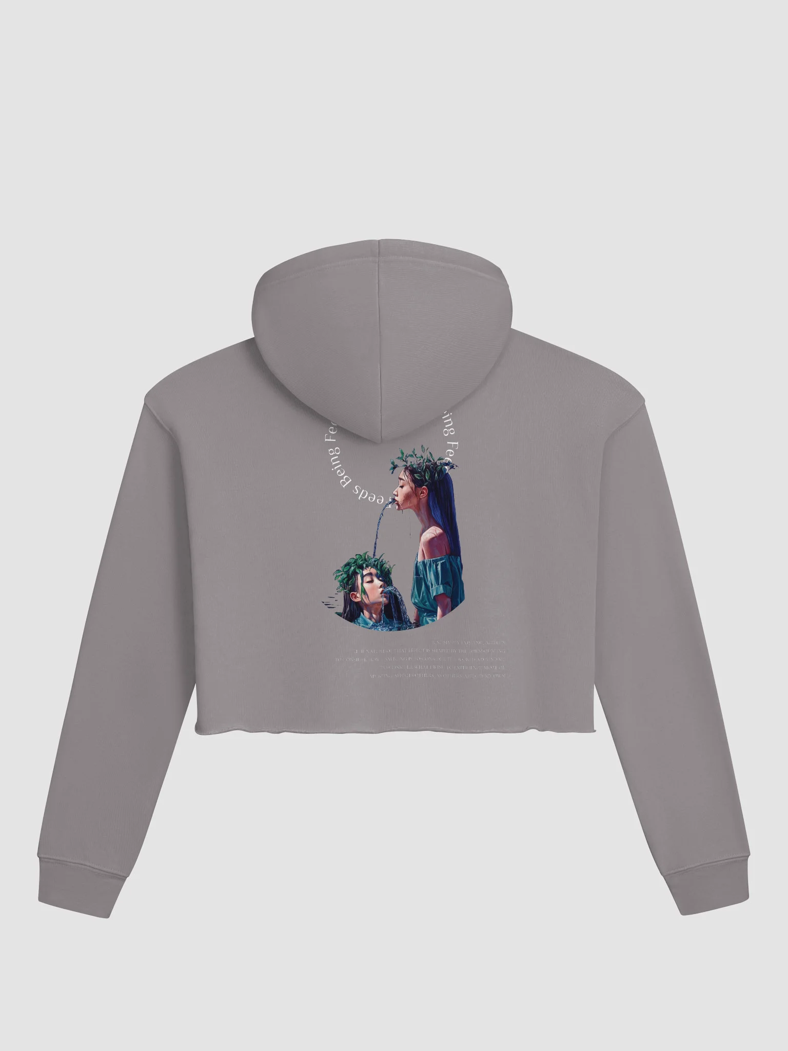 BEING FEEDS BEING... //cropped-hoodie product image (1)