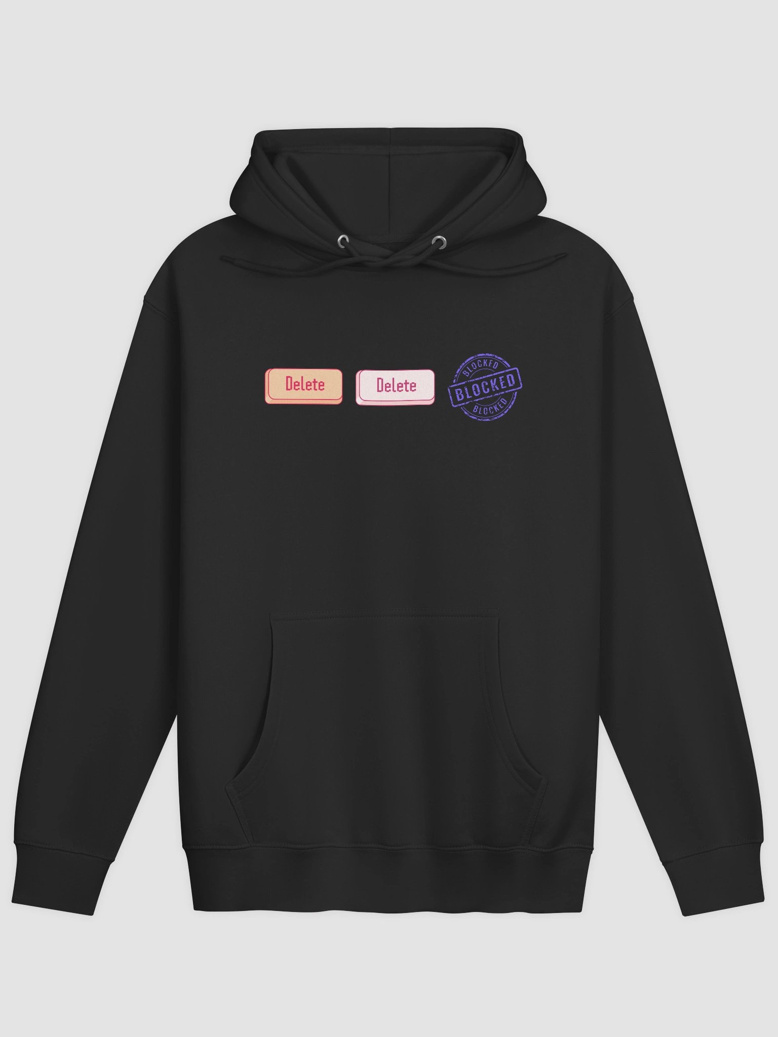 DELETE DELETE BLOCK HOODIE product image (4)