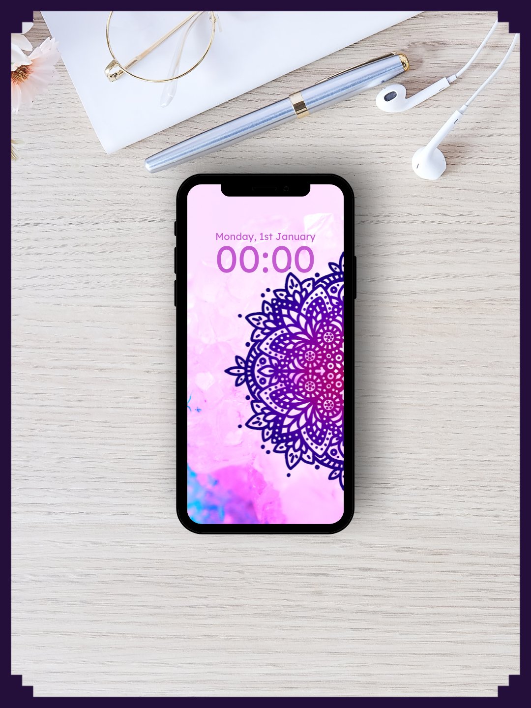 ⭐⭐⭐🆓 5 Mandala Energy Phone Wallpapers product image (4)