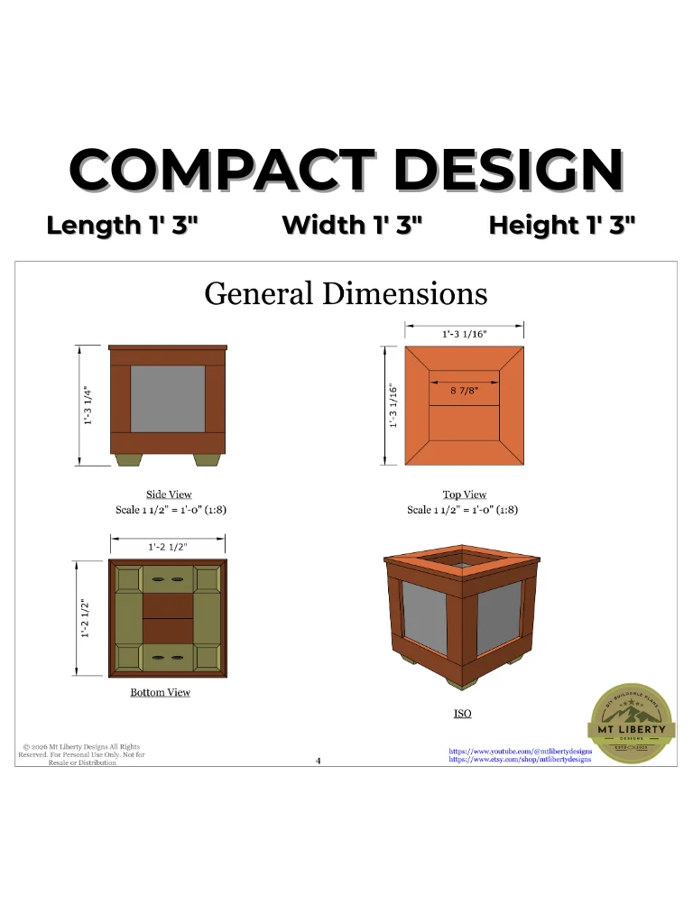 Modern Paver & Cedar Outdoor Planter: DIY Build Plans & Construction Guide product image (3)