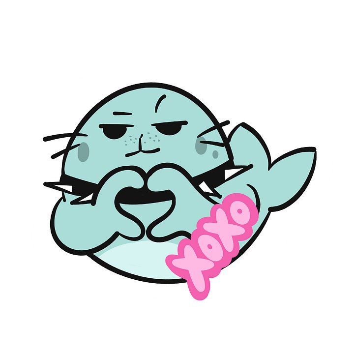 hearts-Sticker product image (1)