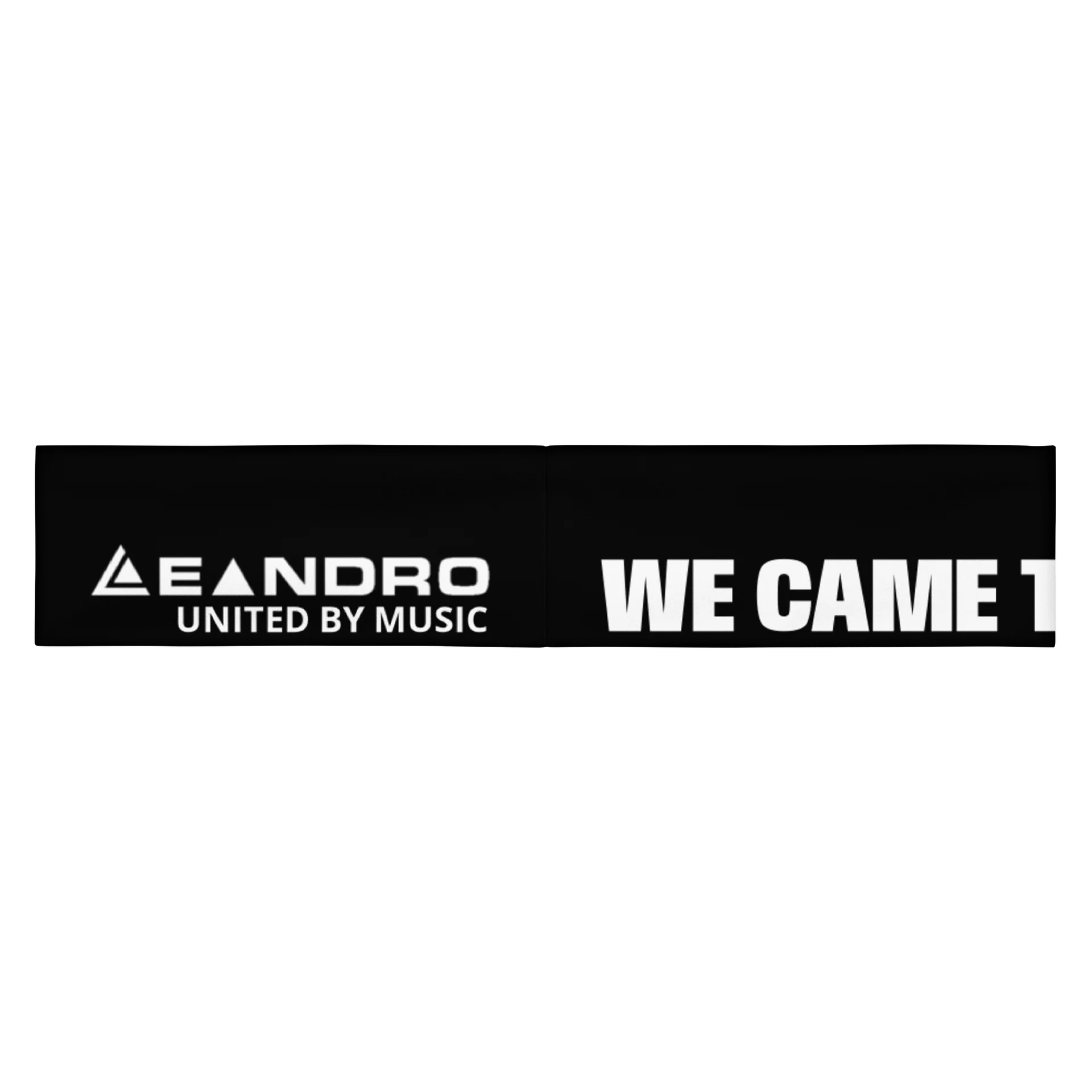 LEANDRO DE LA VEGA HEADBAND BLACK WE CAME TO CHANGE THE GAME UNITED BY MUSIC product image (5)