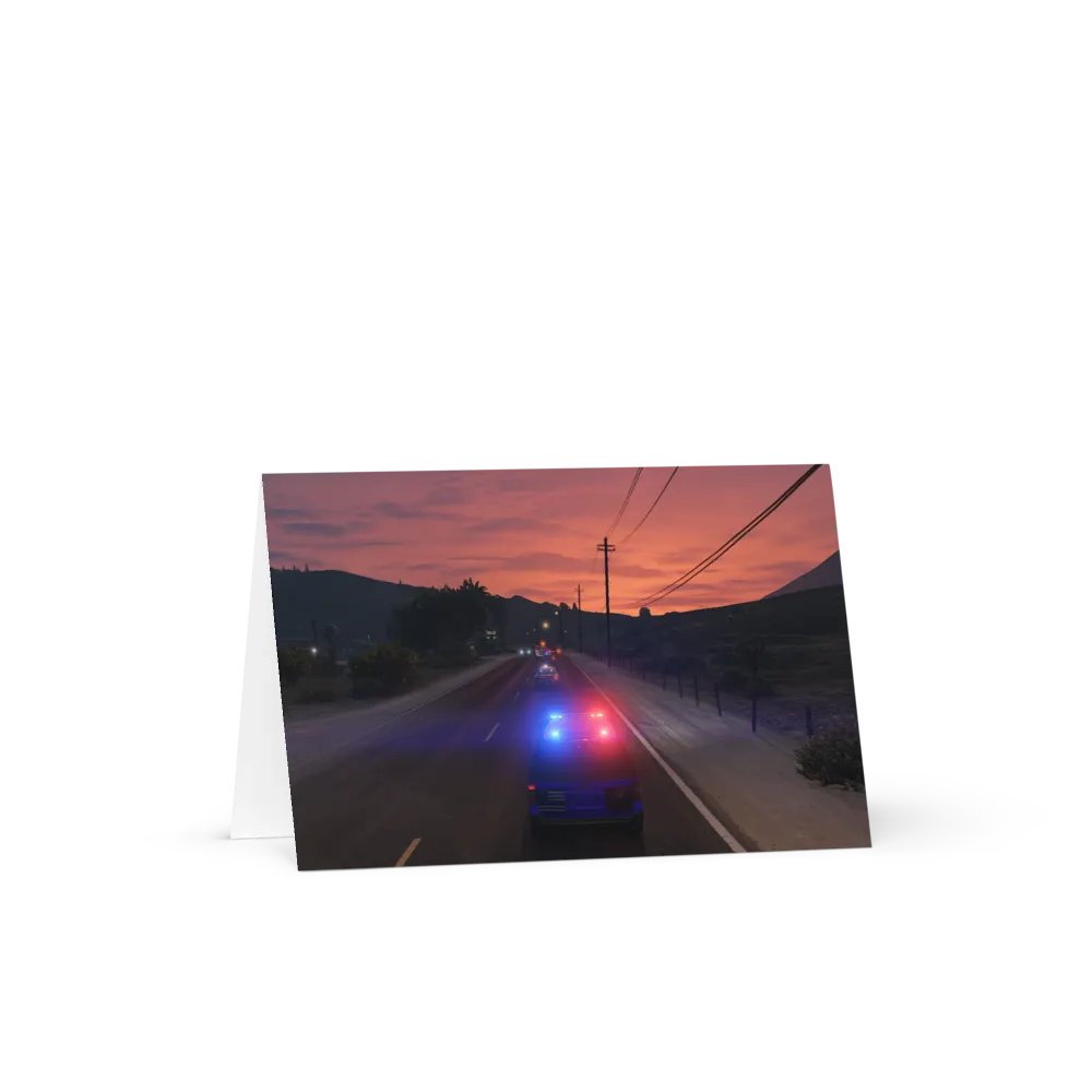 Sunset Sentinel Greeting Card product image (1)