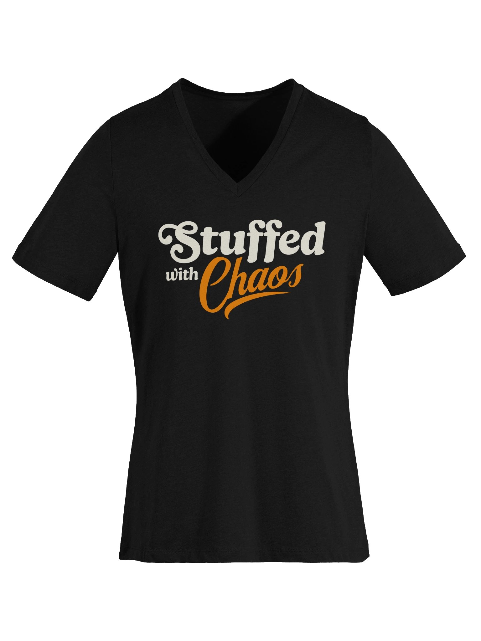 Stuffed with Chaos Vneck Tshirt product image (5)
