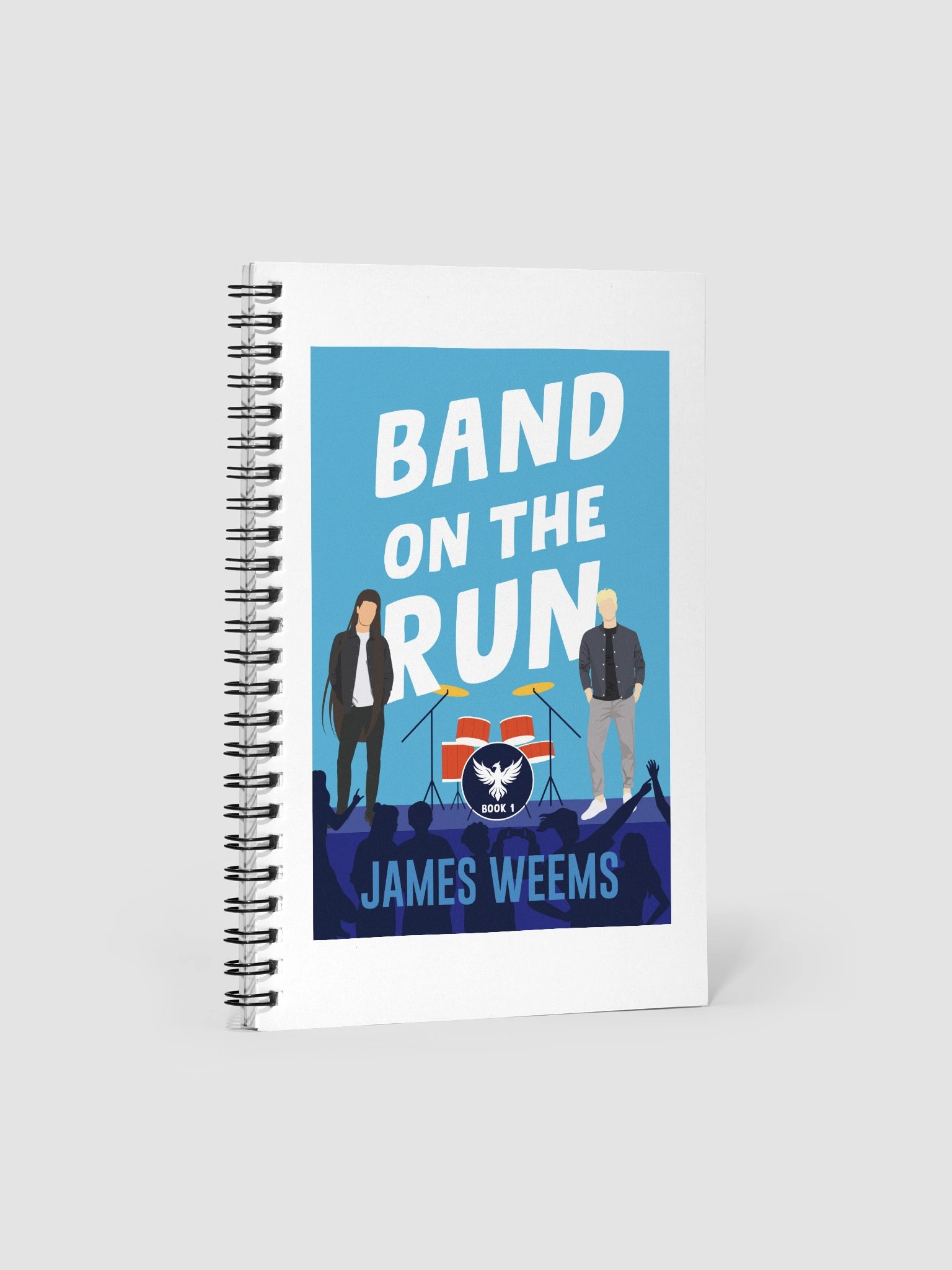 Band on the Run Spiral Notebook product image (1)