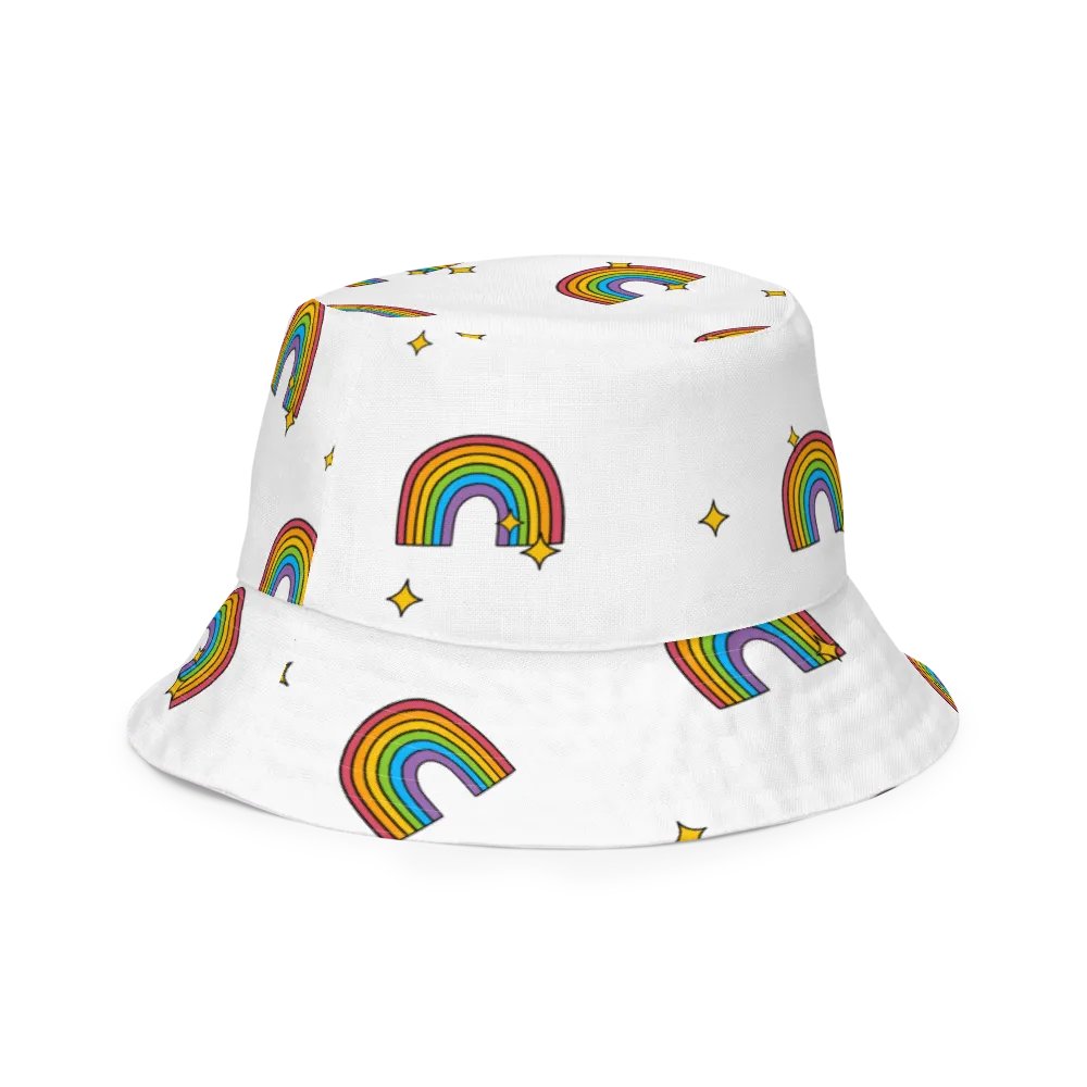 Rainbow Dreams Reversible Bucket Hat product image (5)