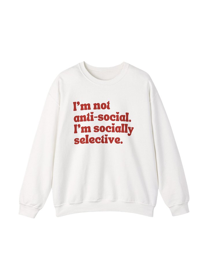 I'm not anti-social Funny Tshirt product image (1)