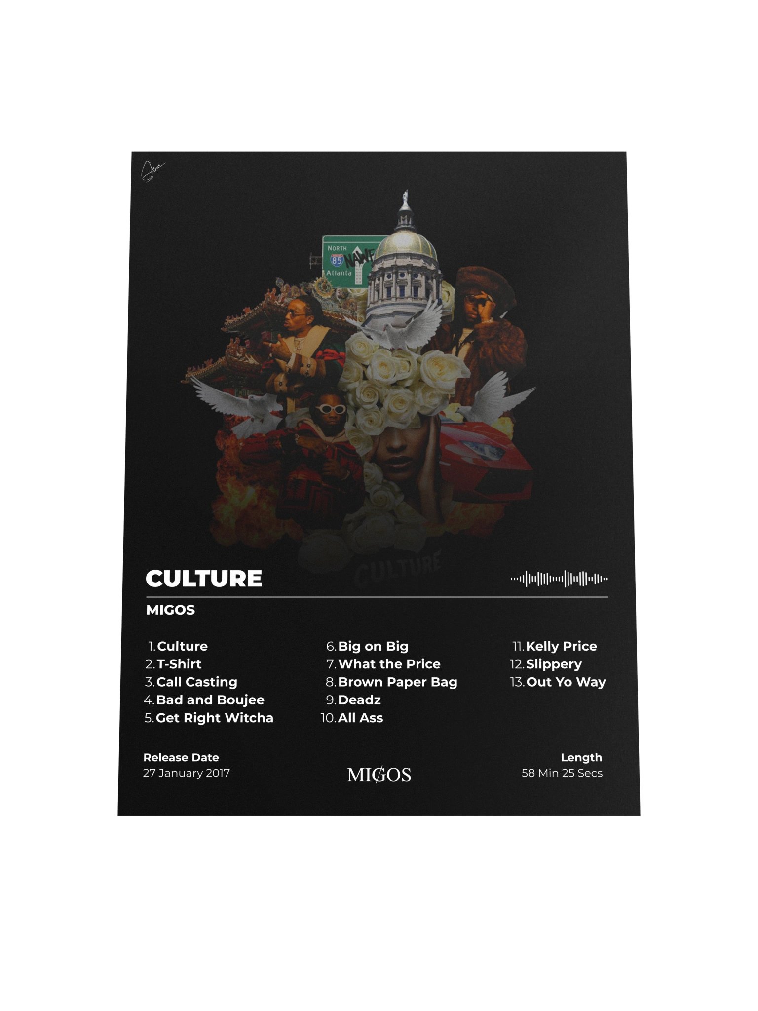 Migos Culture Album Cover Poster product image (8)
