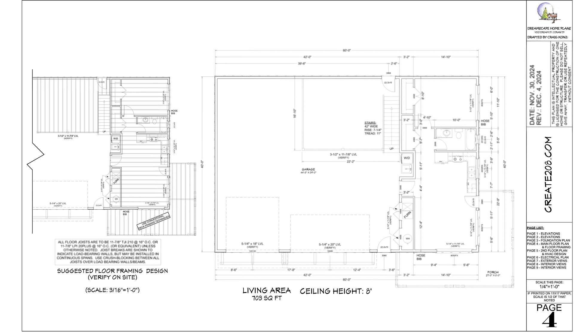 Create 208 - Construction Drawings - 10-Page Set product image (2)