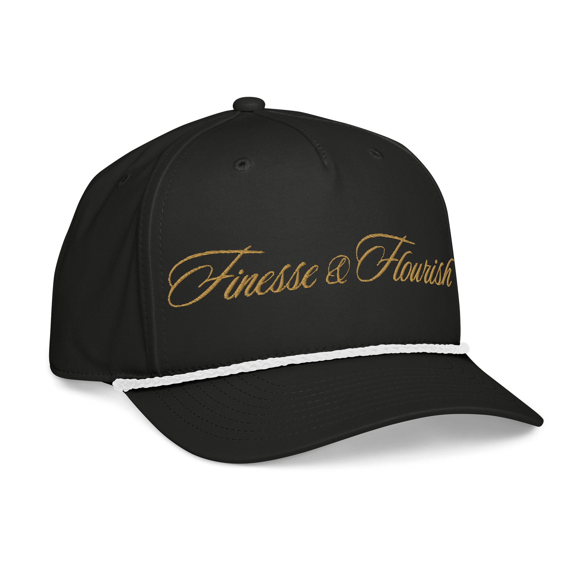 F&F Script Five-Panel Classic Rope Cap (GLD) product image (5)
