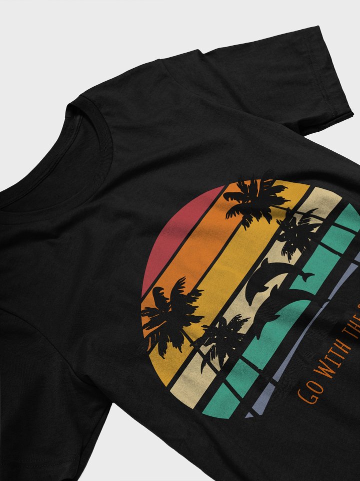 Go With the Flow – Dolphin T-Shirt product image (2)