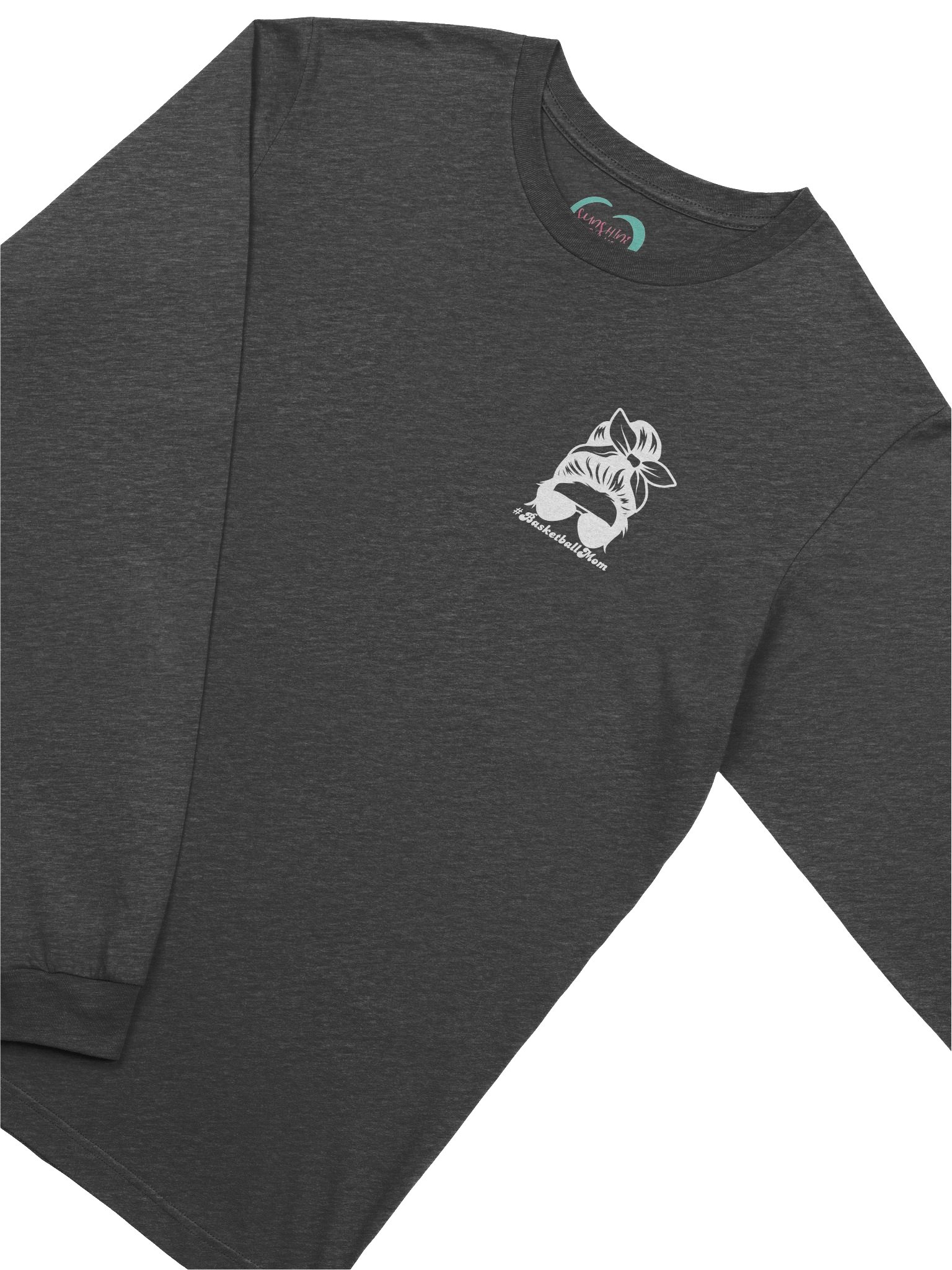 Basketball Mom Long Sleeve Tee -small logo product image (2)
