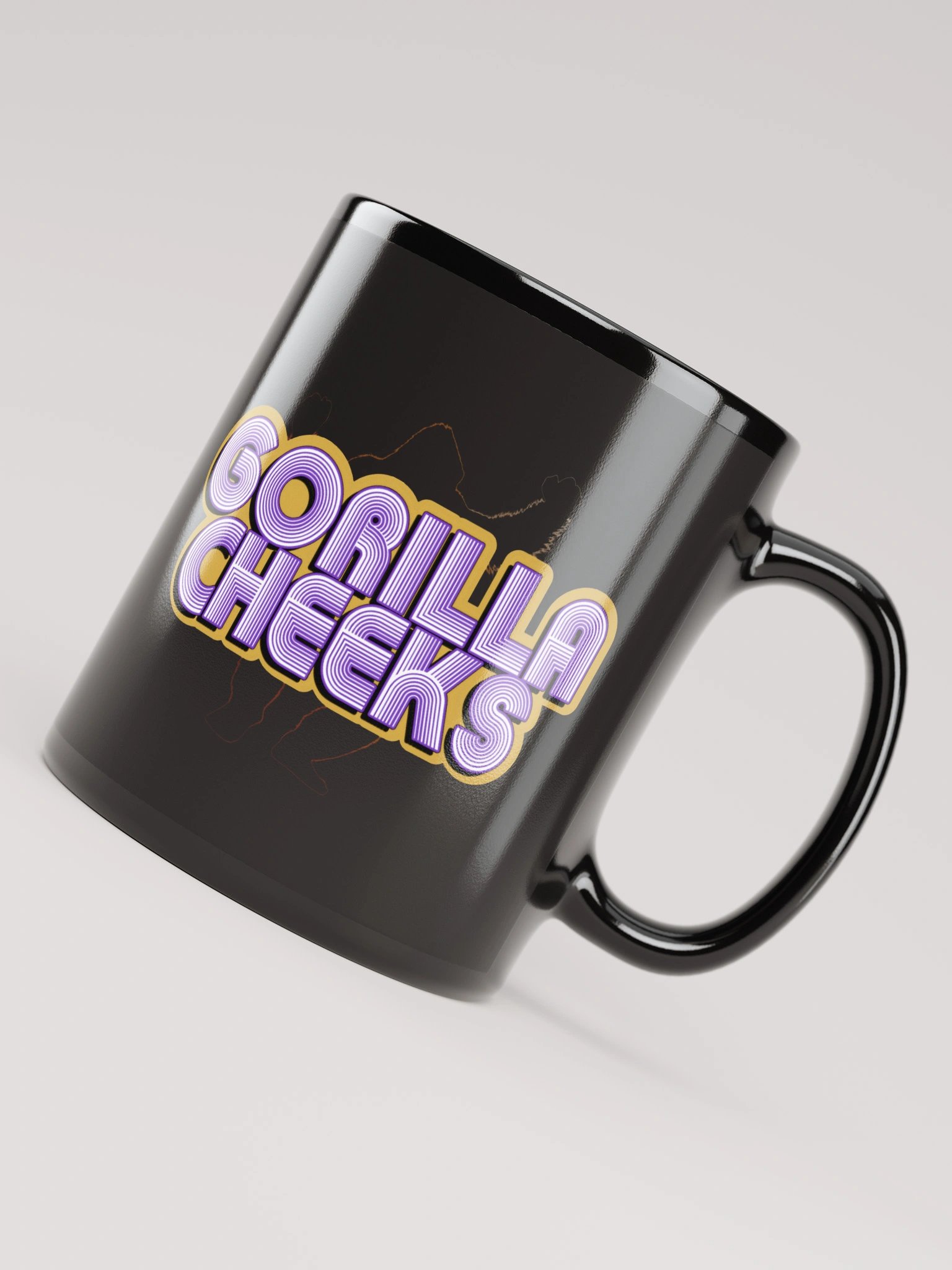 Black Gorilla Cheeks Mug product image (7)