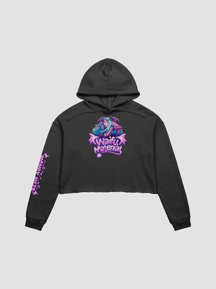 Waifu Material Crop Hoodie product image (3)