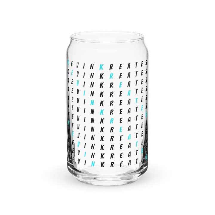 Kevin Kreates Cross-Word Glass Jar product image (1)