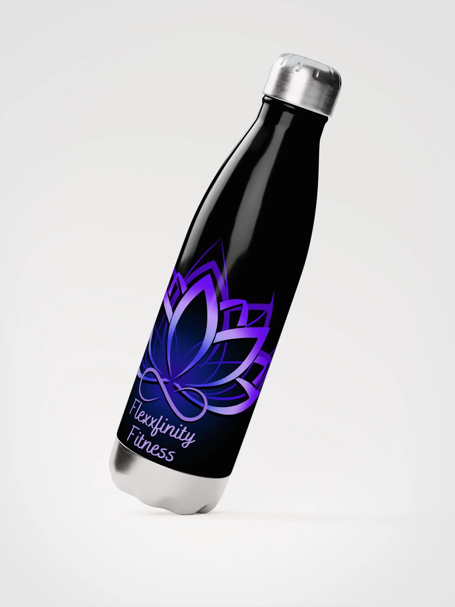 Flexxfinity Fitness Lotus Stainless Steel Water Bottle product image (2)