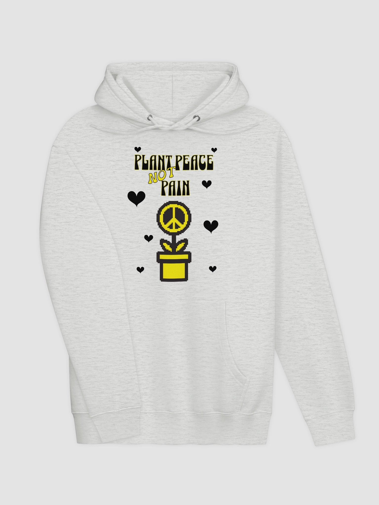Plant Peace Not Pain – Cozy Streetwear Hoodie ✌️🌿 product image (21)