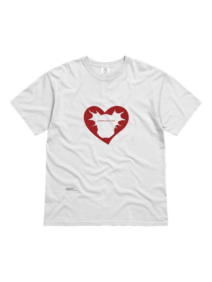 HNF Heart T-Shirt | Red Logo w/ Name product image (1)
