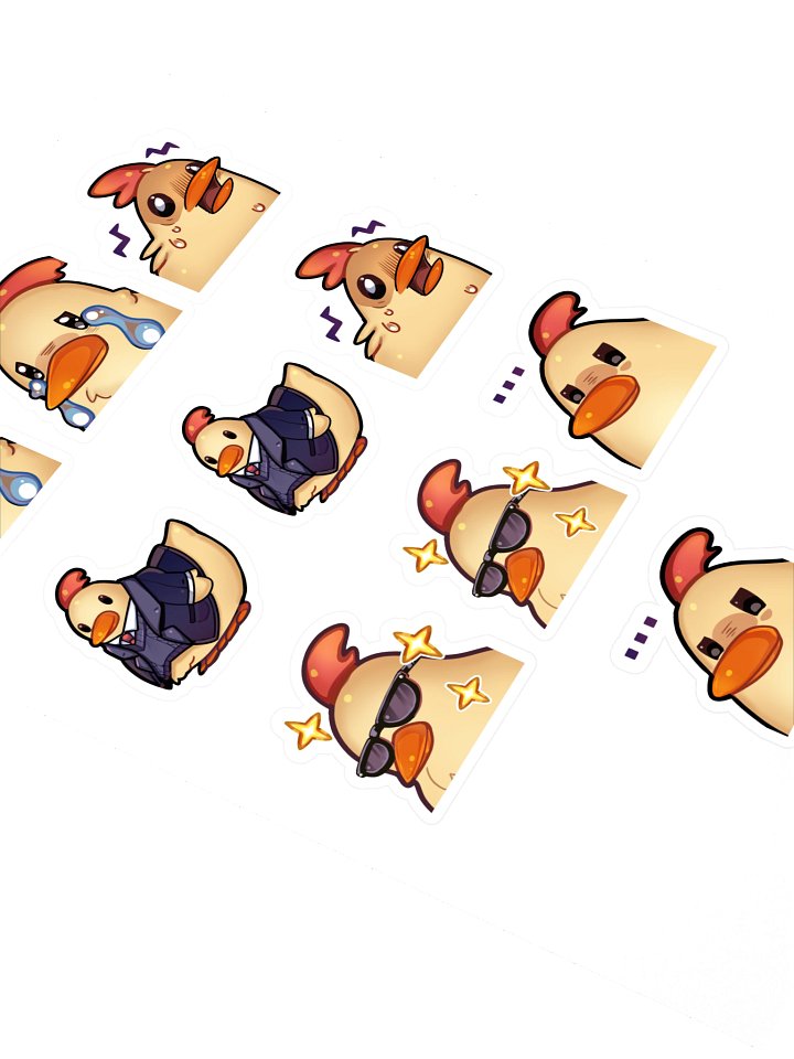 Fredrico Stickers Emote Sticker Sheet product image (2)