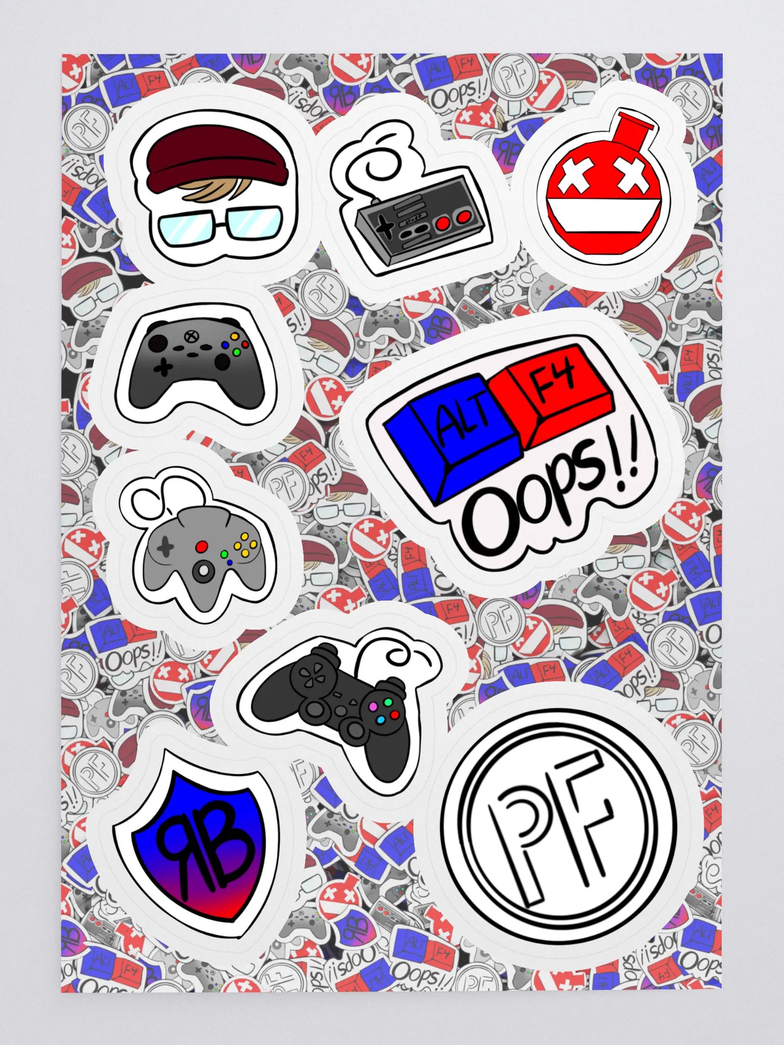 Sticker-bomb Sticker Sheet product image (3)