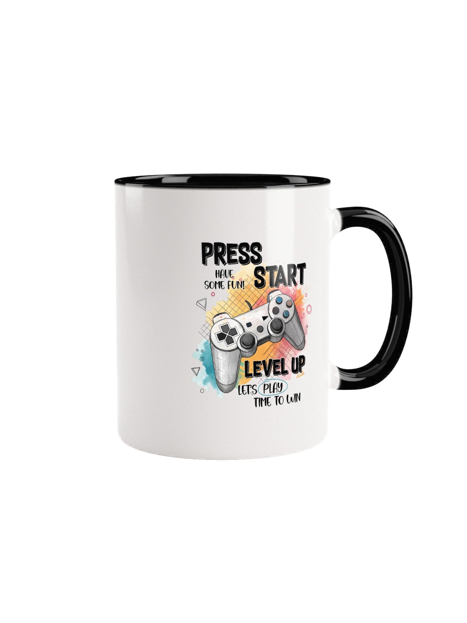 Gamer's Press Start Ceramic Mug product image (1)