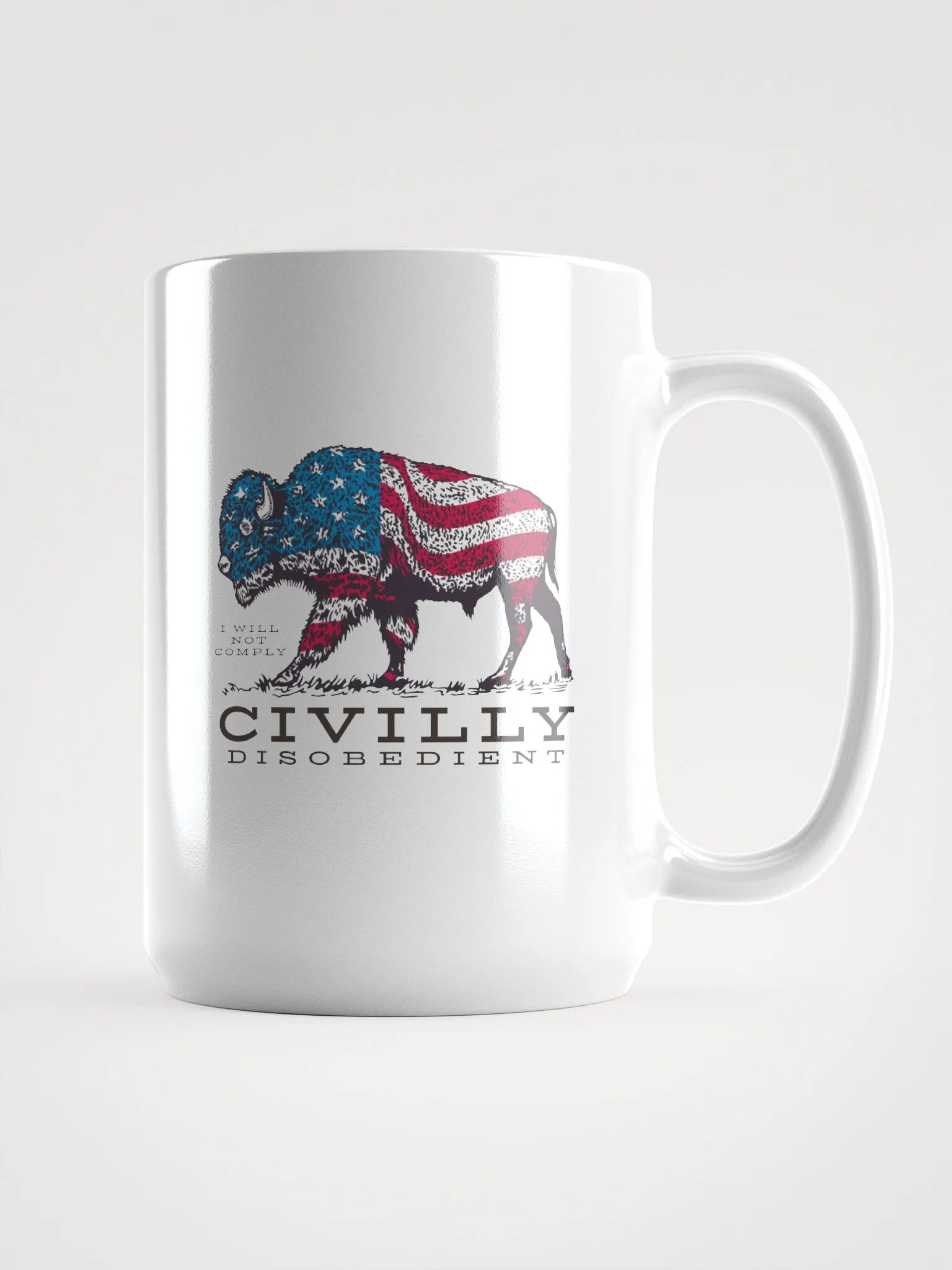 Defiant Bison Coffee Mug product image (1)