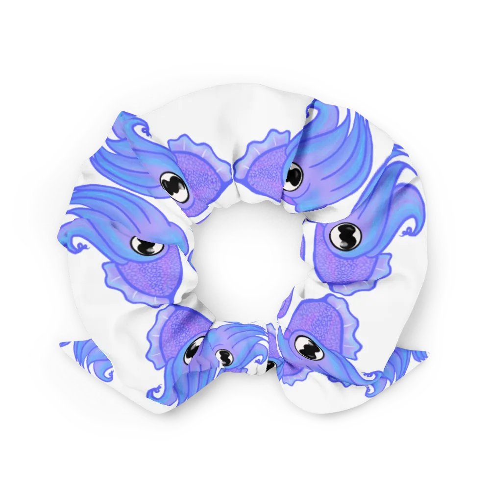 !Purple Cuttlefish Scrunchie product image (5)