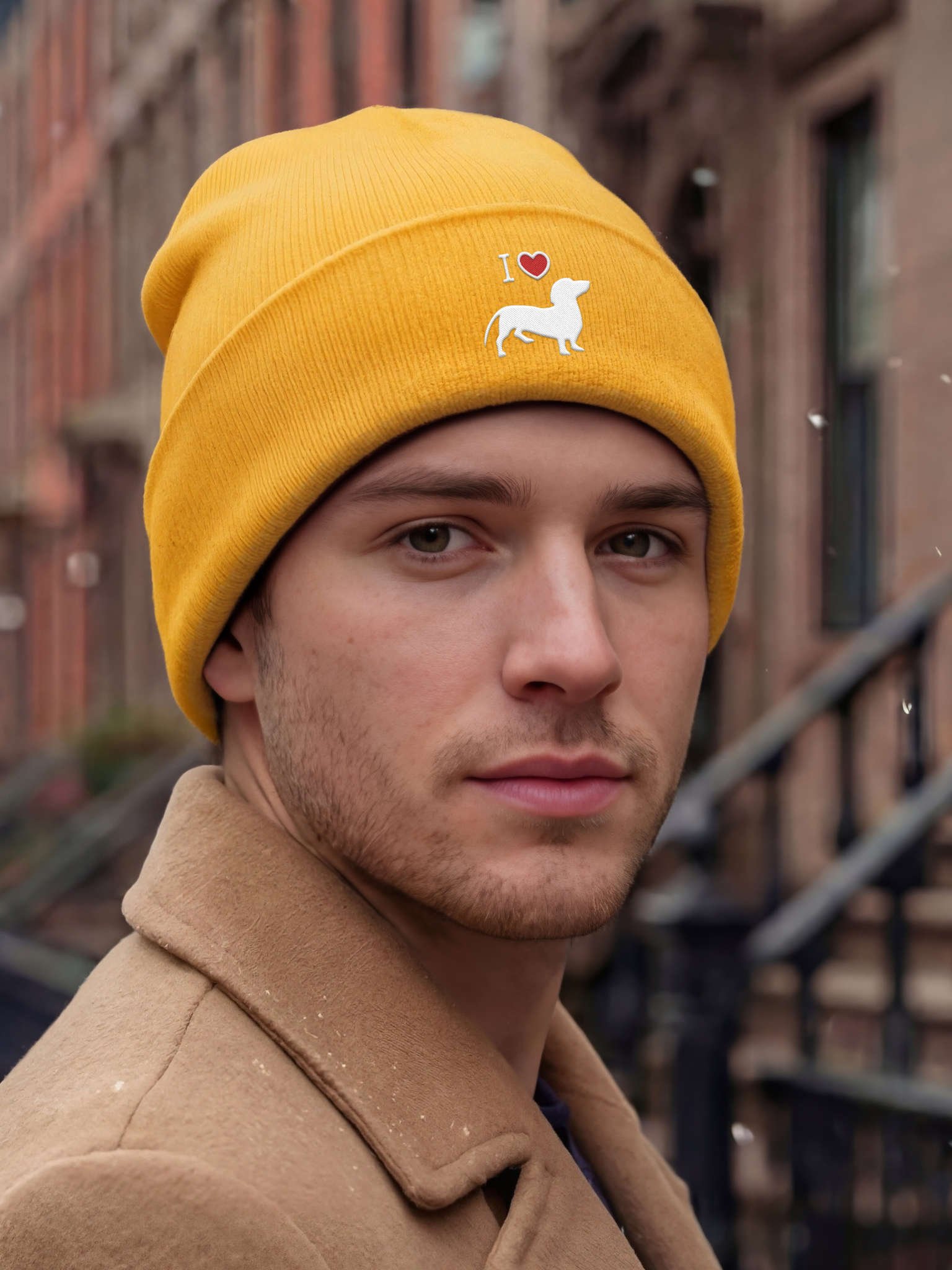 Dachshund lover Embroidered Cuffed Beanie – Soft & Cozy Unisex Accessory for Everyday Elegance product image (8)