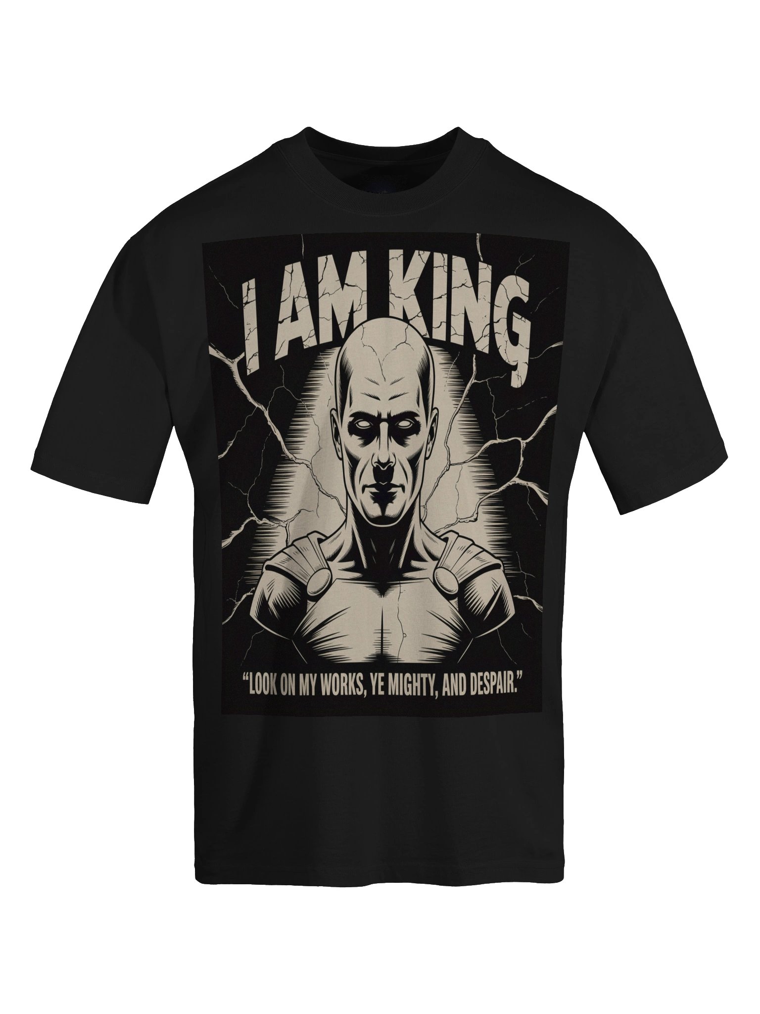 I Am King: Ozymandias Inspired Oversized Faded T-Shirt product image (1)