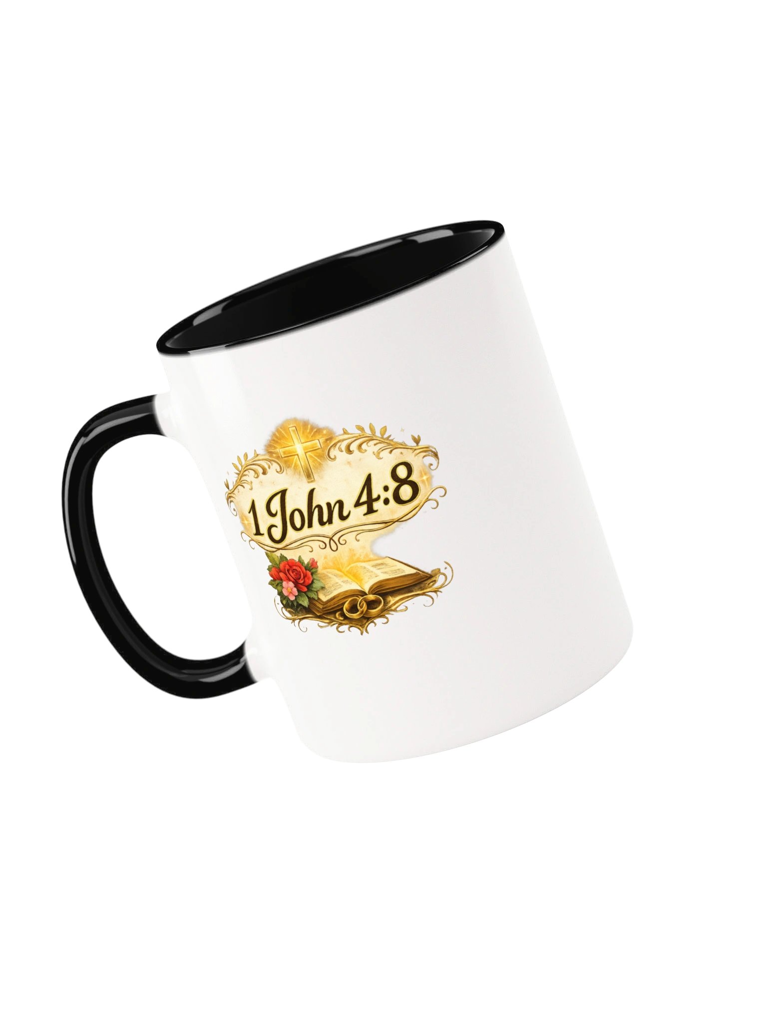 1 John 4:8 Bible Verse Christian Coffee Mug – Minimalist Scripture Faith Gift | Kingdom Life Co. product image (4)