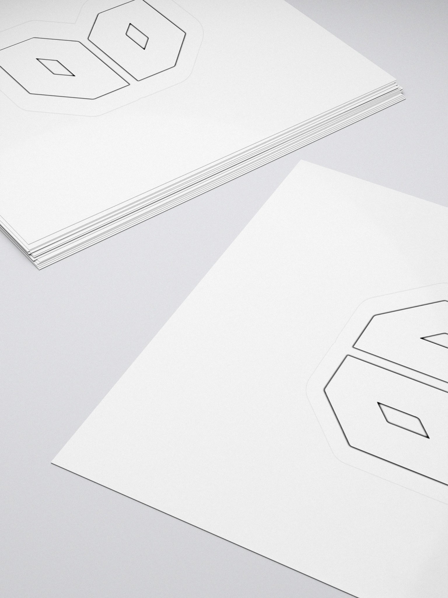 Geometric Monogram Kiss Cut Stickers product image (14)