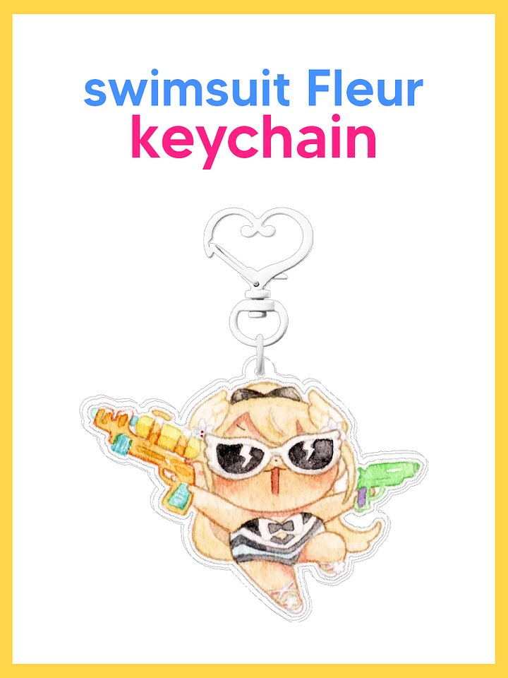 ☀︎ swimsuit Fleur acrylic charm - PREORDER ☀︎ product image (1)