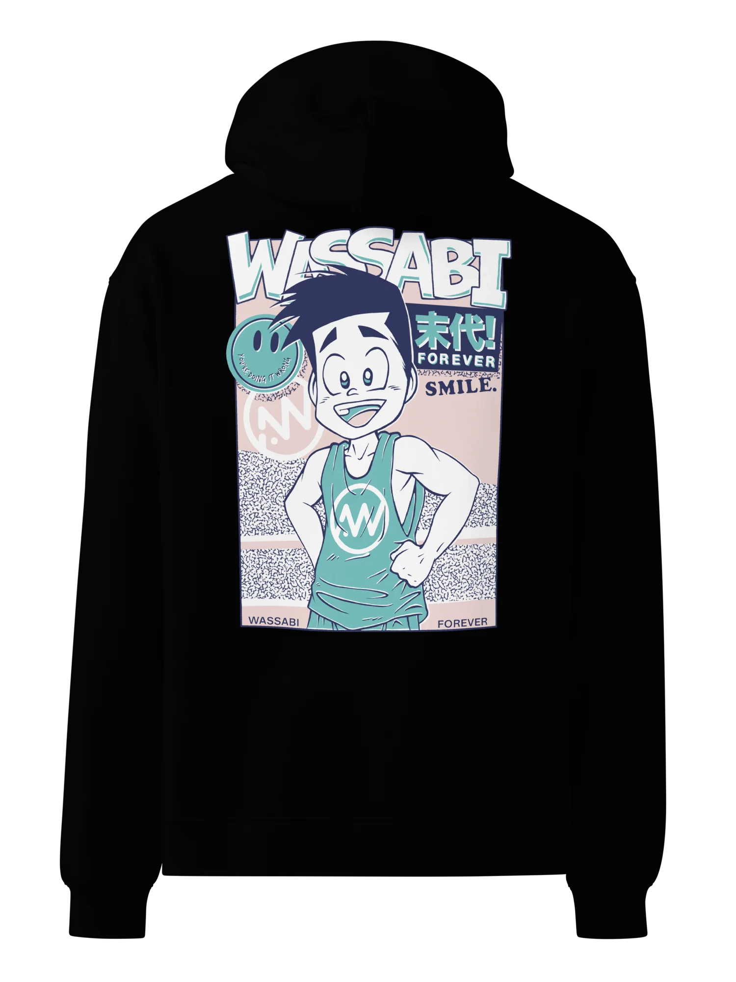 Wassabi Oversized Anime Hoodie product image (6)