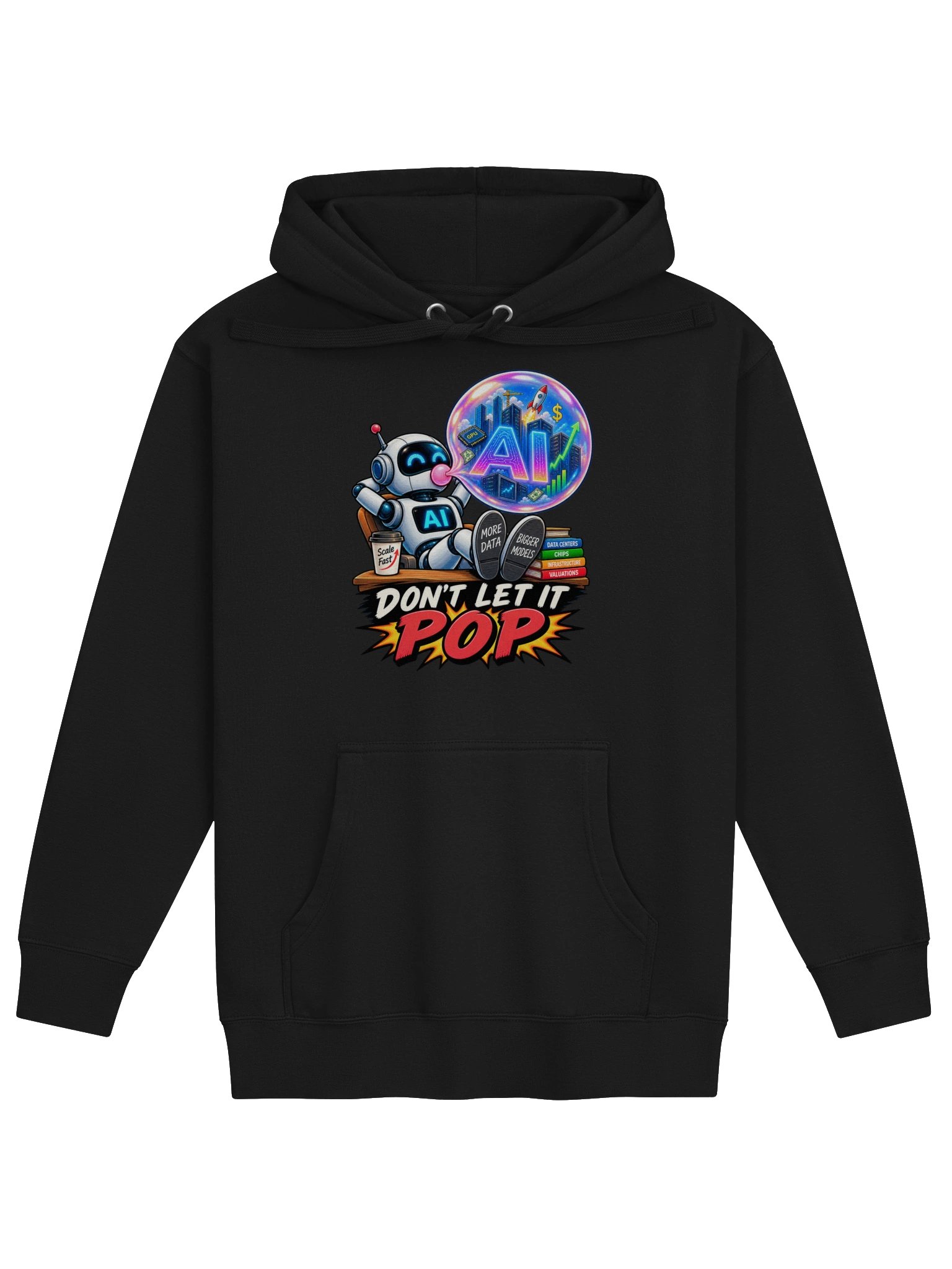 DON’T LET IT POP — The AI Bubble - Hoodie product image (1)