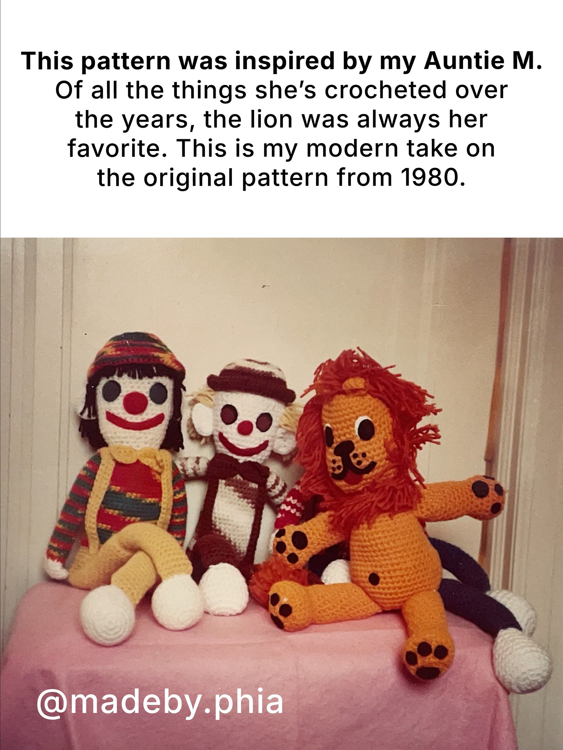 Vintage Lion Crochet Pattern product image (2)