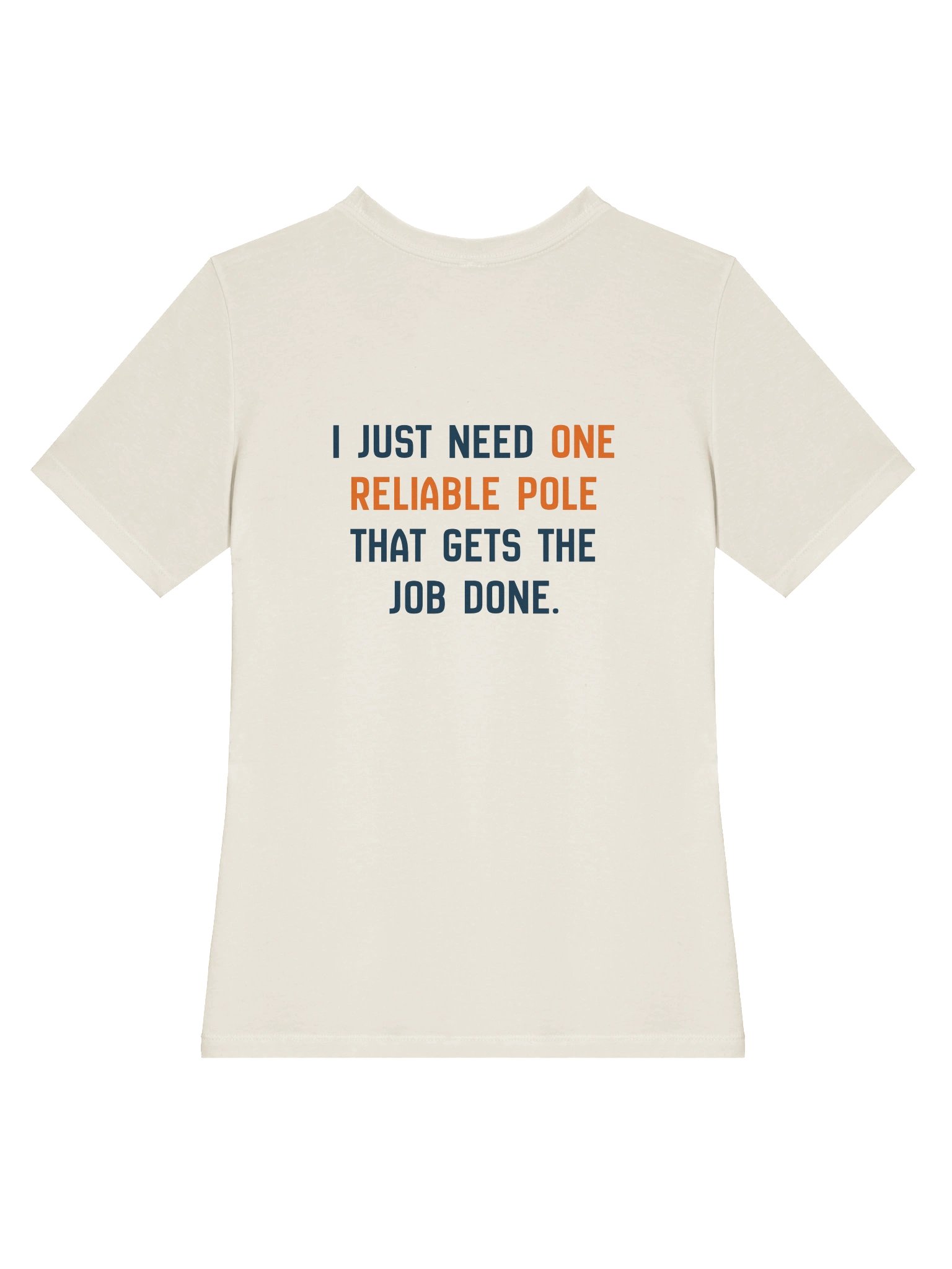 One Reliable Pole Women's Relaxed Tee (Natural) product image (4)