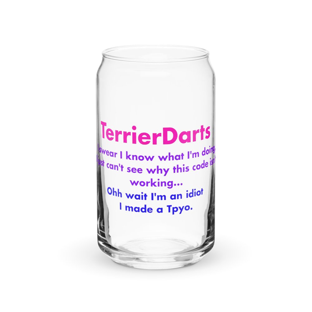 I made a Tpyo - Can Shaped Glass product image (1)