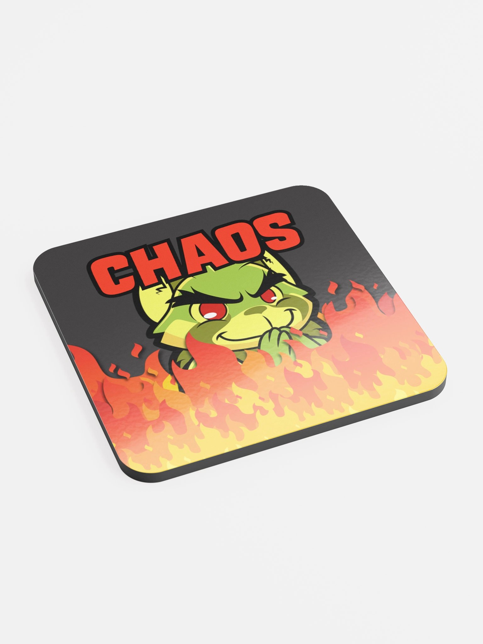 Chaos - Glossed Cork Coaster product image (2)