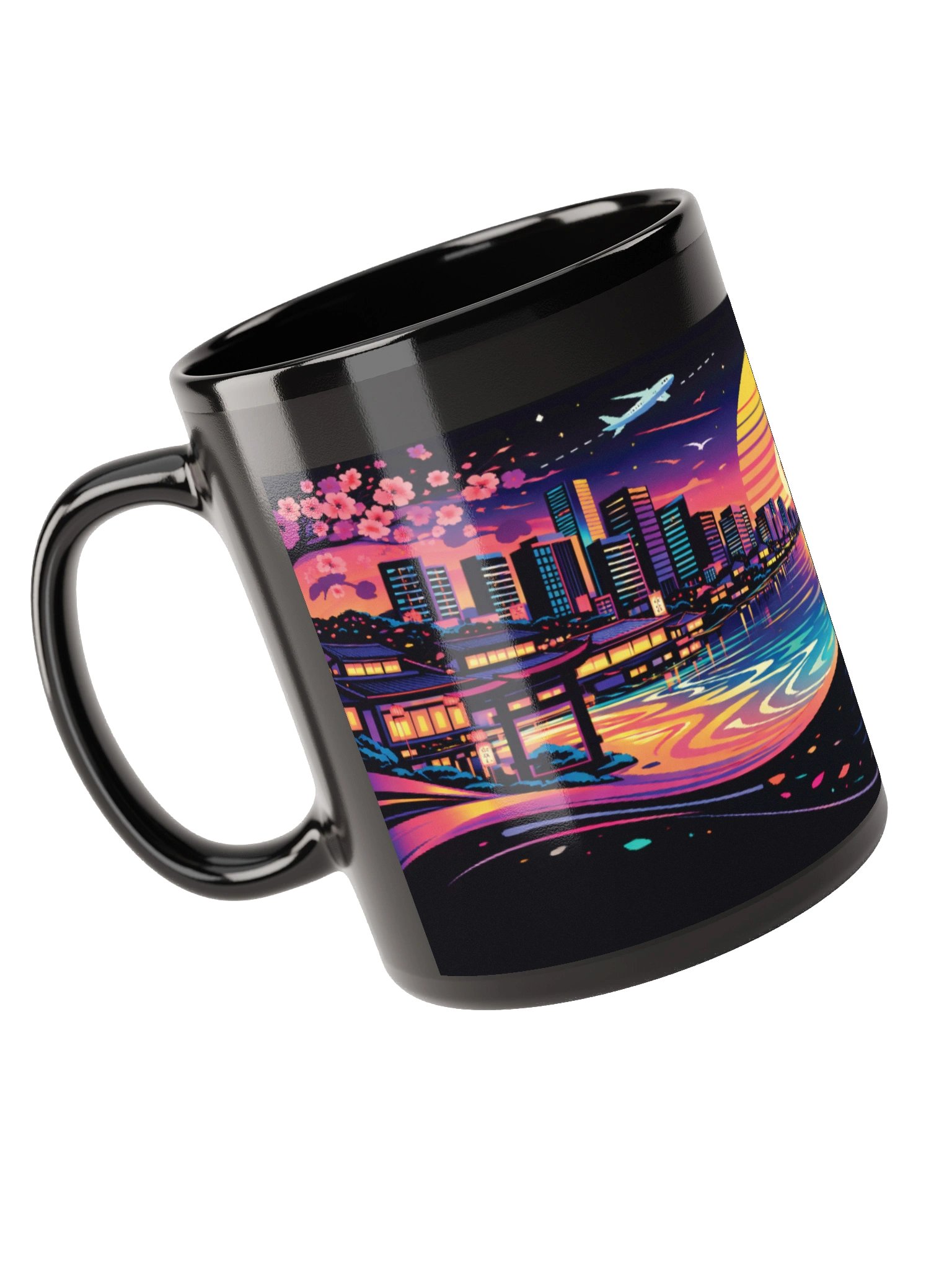 NEON HARBOR SUNSET MUG product image (5)