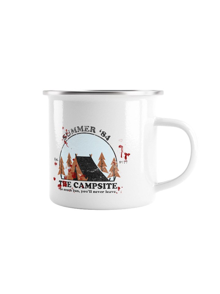 Summer Camp Survivor Enamel Mug product image (1)